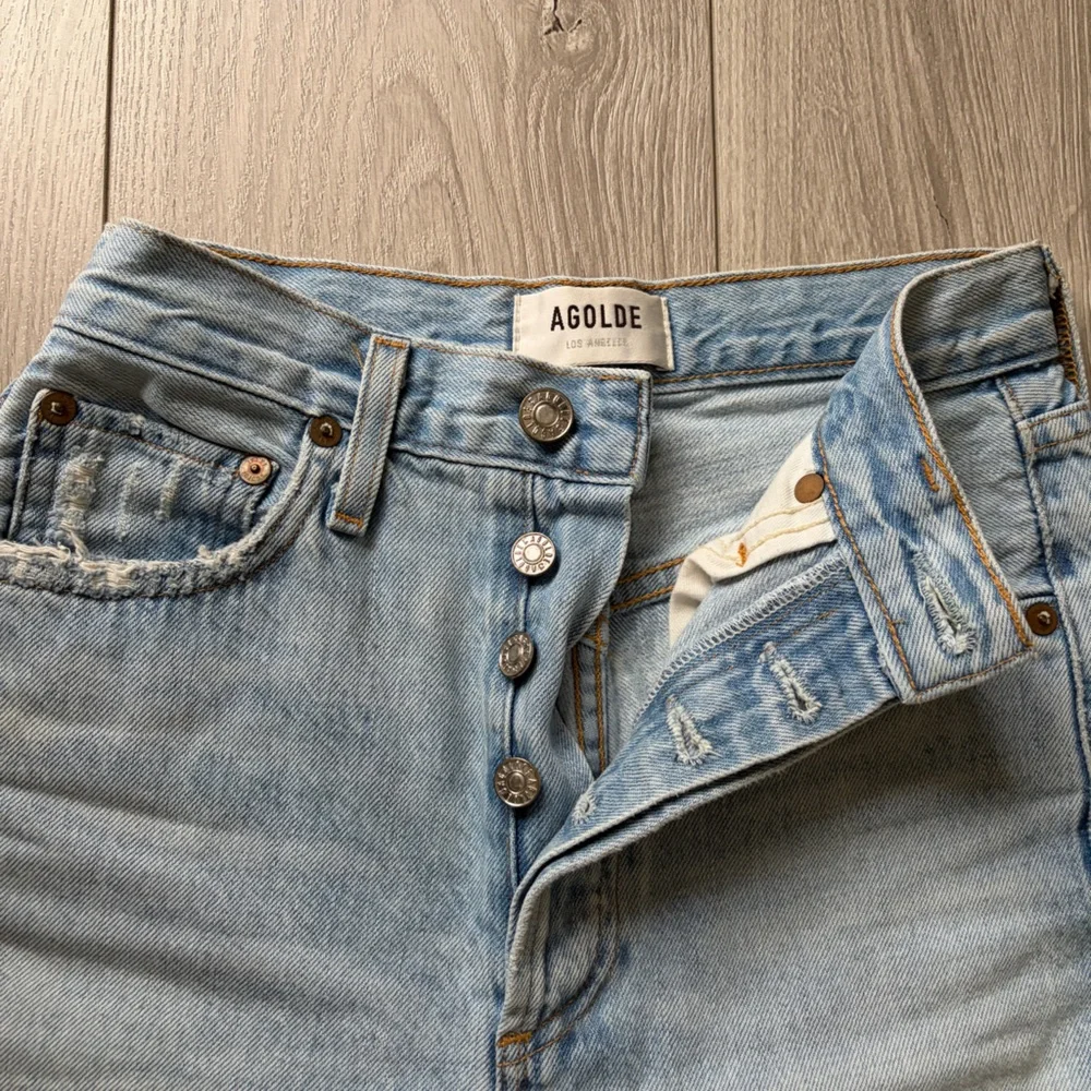 Agolde Riley High Rise Straight Crop - Size: 22 - Colour: Shatter - Picture 4 of 4